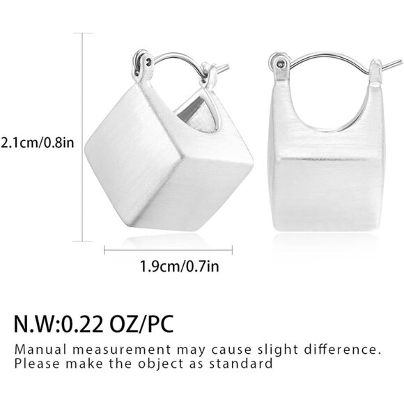 Dainty Gold And Silver Drop Dangle Earrings For Women - Picture 5 of 7